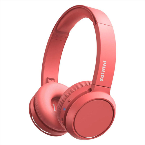 Audífono Bluetooth Philips Modelo TAH4205 Rojo