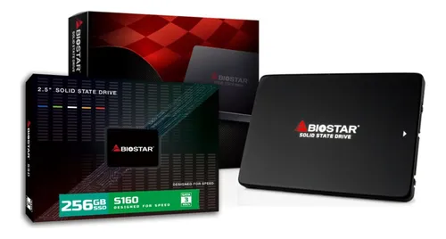 Disco Sólido Interno Biostar Sa102s2e36 256gb Negro