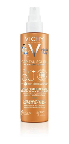 Protector Solar Vichy Capital Solei Spray Kid W.res Ip50+