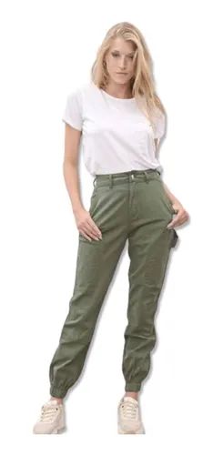 Pantalón Cargo Mujer Tiro Alto. Mistica Urbana