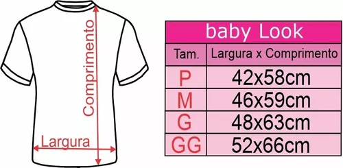 Baby Look ou Camiseta Xadrez