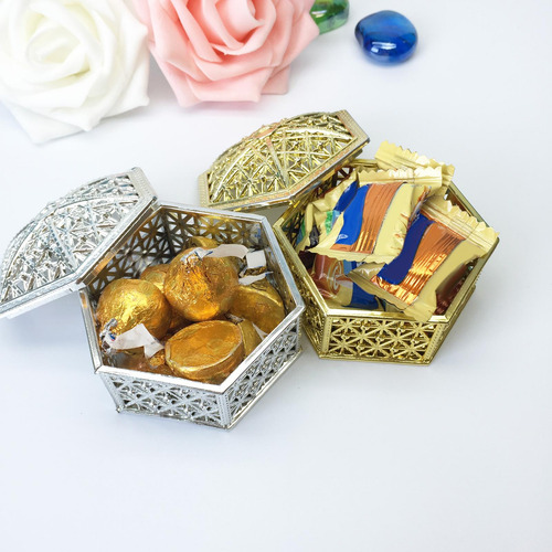 2 Cajas De Regalo Creativas De Caja De Dulces Hexagonales