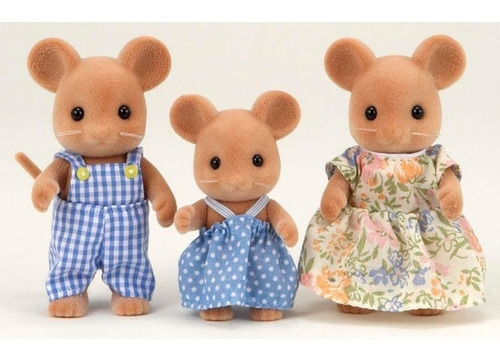 Sylvanian Families 5128 Familia Del Raton Original Intek