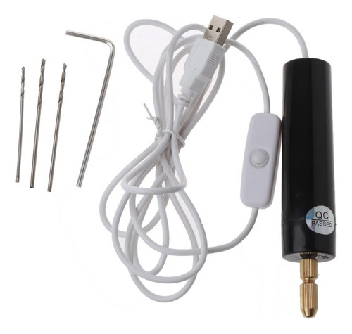 . Kit De Brocas De Mano Eléctrica 5v Taladro Manual Resina