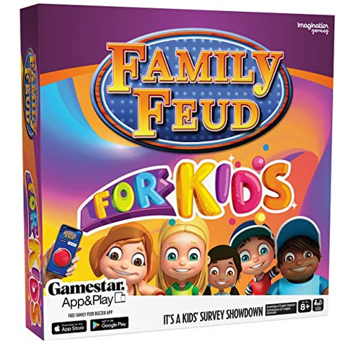 Juego De Cartas Family Feud Kids Edition, Preguntas Para Niñ