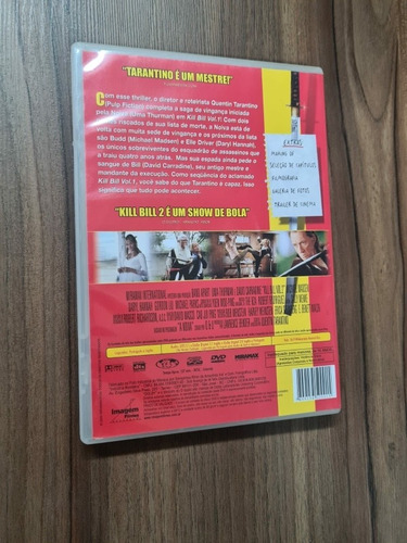 Dvd Usado Original - Kill Bill Volume 2 - Quentin Tarantino (Usado)