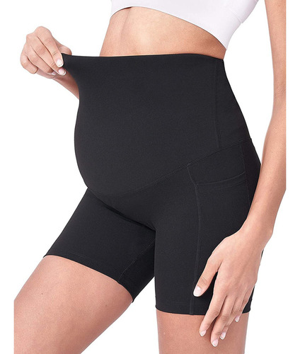 #women's Pantalones Cortos De Maternidad Para Yoga Sobre El