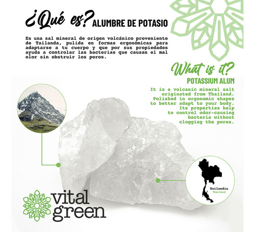 Vital Green Desodorante Natural Para Mascotas Alumbre 250ml