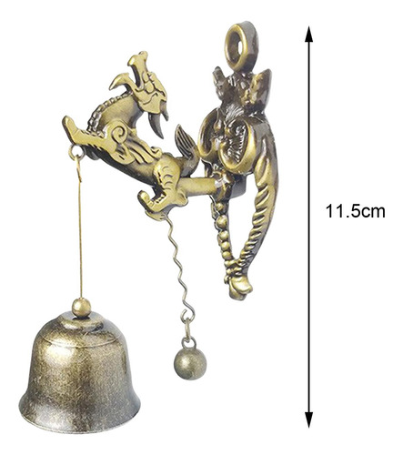 Campana De Hierro Fundido Para Puerta Delantera, Vintage