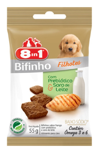 Bifinho 8in1 Filhotes Sabor Carne  55g