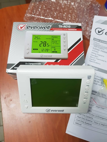 Termostato De Ambiente Digital. Marca: Everwell. Programable