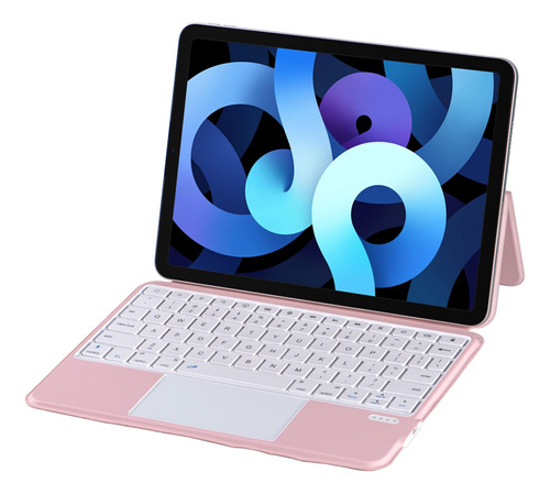 Funda Con Teclado Marca Ini / Para iPad 10.9  11  / Pink