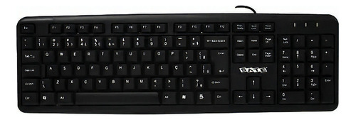 Teclado Satellite Ak-910 Portugues Usb - Preto