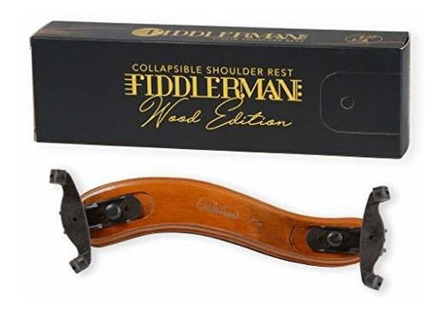 Fiddlerman Wood Violin Shoulder Rest Para 4-4 Y 3-4 Con Pies