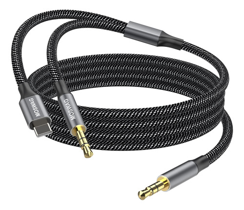 Moswag Cable Auxiliar De 13.12 Pies/4 Pies, Cable Auxiliar D