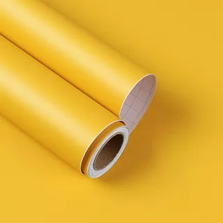 Yenhome Yellow Peel And Stick Wallpaper Contact Paper For Co