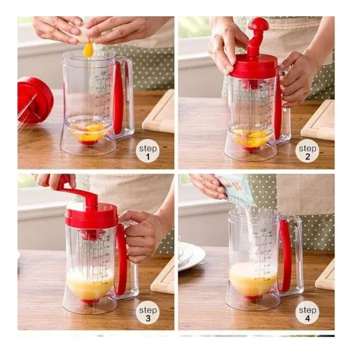 Mezclador Y Dispensador De Cocina Para Masa Batidor Manual