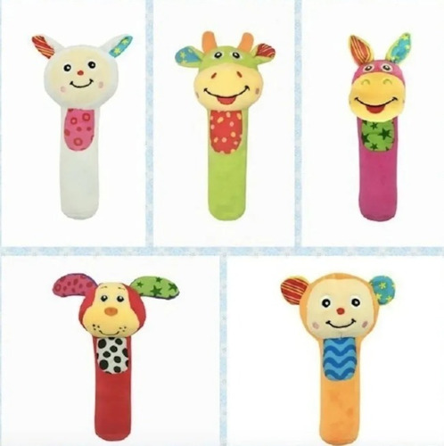 Sonajero  Peluche Para Bebé Animalitos 