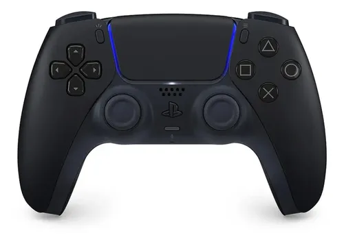 Controlador sem fio Dualsense PlayStation preto meia-noite