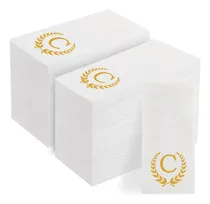 Comprar Servilletas Desechables Monogramadas - Absorbentes, Letra C