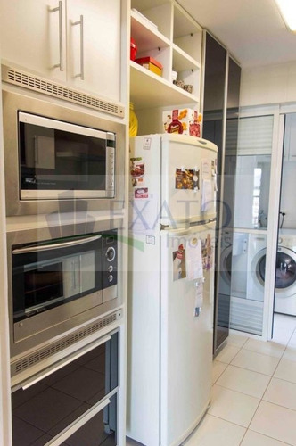 Imagem 7 de 15 de Apartamento Com Living Estendid0, Terraço, 2 Suítes E Home Office, 2 Vagas, Perto Shopping Morumbi - Em41373