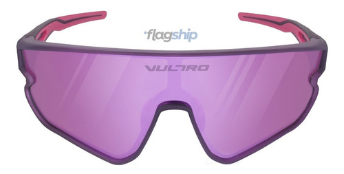 Óculos Rise Esportivo Beach Tênis Lente Rose - Vultro Cor da armação Roxo/Rosa Cor da lente Rose gold