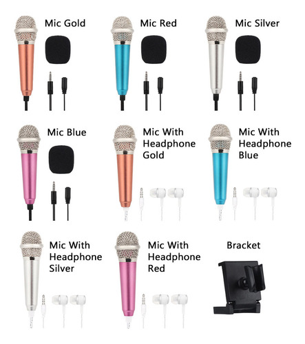 Altavoz Con Auriculares, Minimicrófono, Cuaderno Para Cantar
