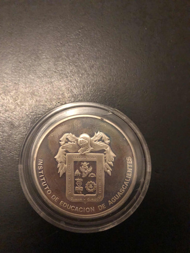 Moneda De Plata Maestro Ezequiel Chavez