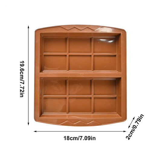 Molde De Chocolate Profundo Molde De Barra De Chocolate Mold