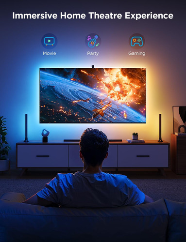 Govee Tv Backlight 3 Lite Kit, 11.8 Pies Rgbicw Wi-fi Tv Led