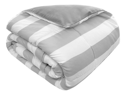 Acolchado Edredon King Rayado Sensacion Duvet Varios Colores