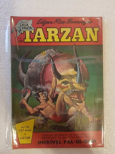 Tarzan  Nº 19 - Lança De Prata   - 12ª Série - Ebal   