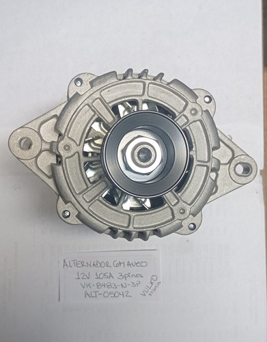 Alternador Aveo 1.6 Y Optra Desing 3 Pines 