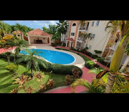 Apartamento En Pueblo Bavaro Punta Cana 2hb Y 2 Baños