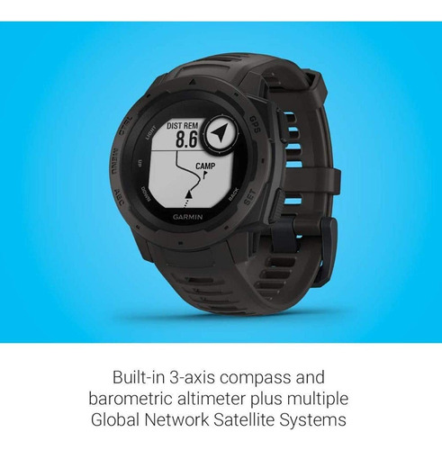 Reloj Garmin Instinct Rugged Outdoor Con Pulsómetro Gps