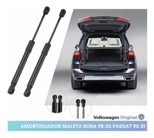 Amortiguador Maleta Bora 98-05 Jetta 95-01 Vw Original