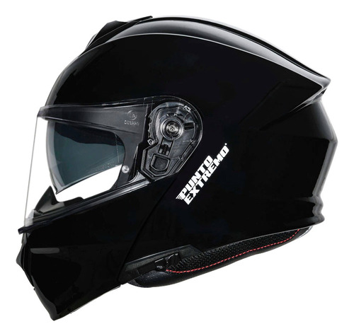 Casco Rebatible Punto Extremo 935 Way Negro Brillo - Rvm