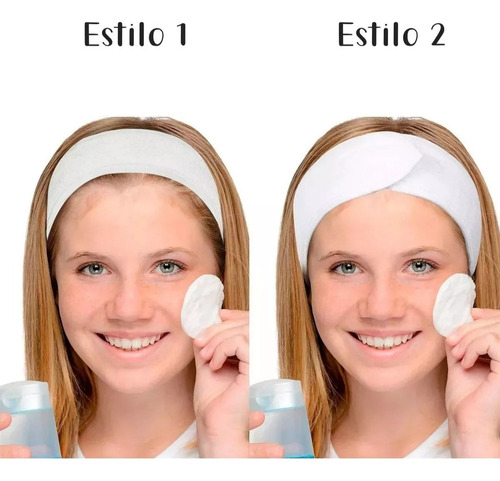 35 Banda Sujetadora De Cabello Maquillaje Diadema Spa Skin Color