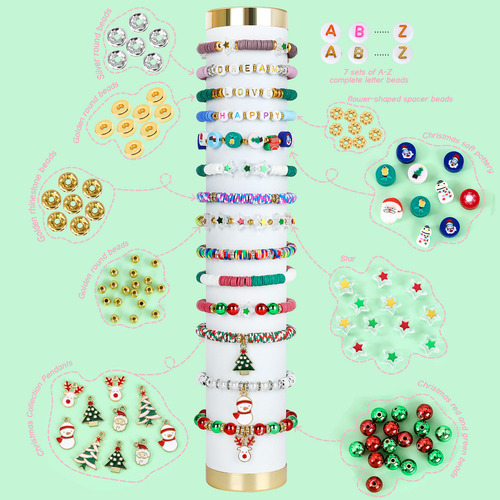Cuentas De Arcilla Para Pulseras Kit Para Hacer Pulseras Diy