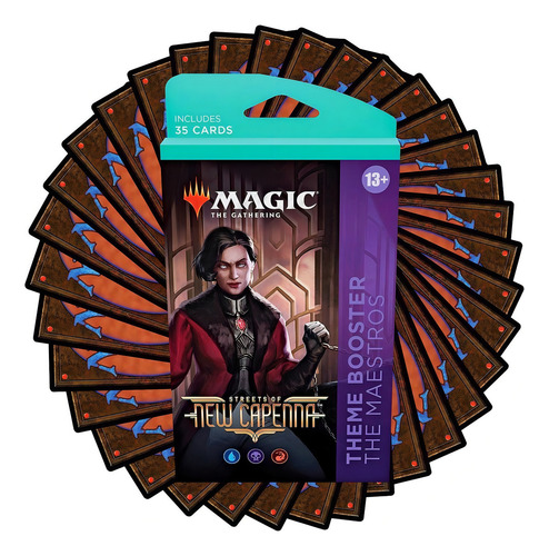 Magic Theme Booster Streets Of New Capenna Inglês Preto