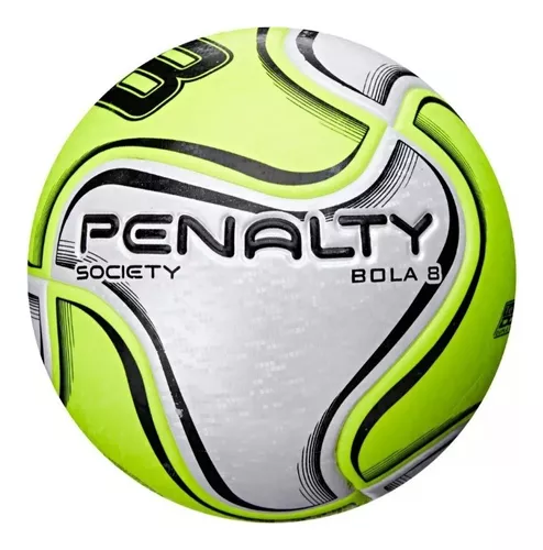 Bola De Futebol Society 8 X Penalty Cor Amarelo