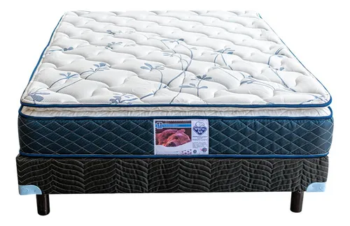 comprar Colchón Individual Spring Air Carmín + Box Sp Color Blanco