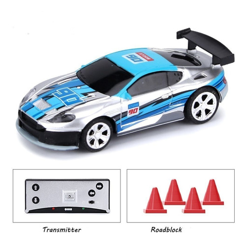 Coche De Carreras Mini 1:58 Coca Can Rc Radio Control Remoto