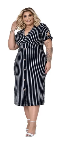 Vestido listrado no mercado livre 2025