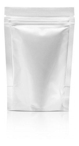 50 Bolsas Blanca Stand Up Pouch 11x15cm 150gr