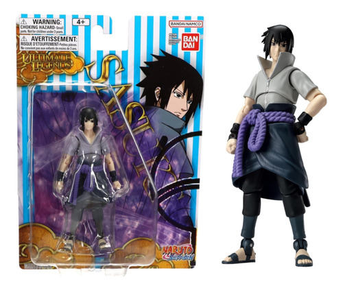 Muñeco Naruto Sasuke Uchiha 13 Cm Ultimate Legends Bandai