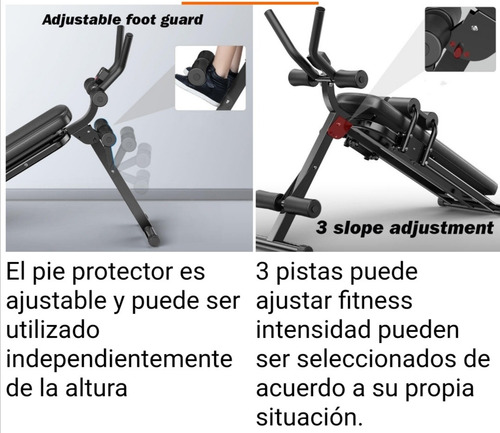 Ab Multifuncional Abdomen Cintura Brazos Pierna Plegable