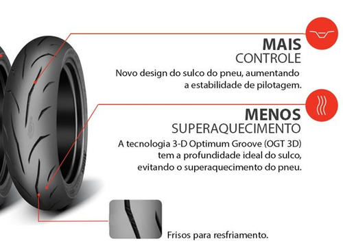 Imagem 4 de 7 de Pneus Mitas Sportforce 120/70-17 190/55-17 S1000rr S1000 Xr