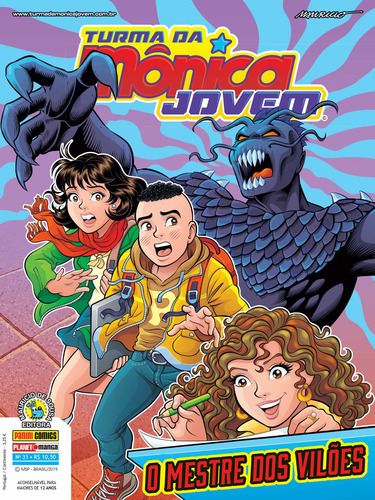 Turma Da Mônica Jovem Ed. 31 (Série 2): O Mestre Dos Vilões, de Mauricio de Sousa. Editorial Panini Brasil LTDA, capa mole em português, 2019