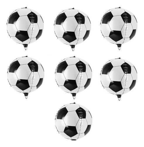 7 Globos Orbz Balon Futbol #22 Grande De Esfera 4d Balones